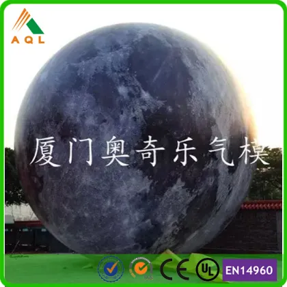 Aesthete advertising inflatable moon ball/ moon globe/ giant inflatable moon