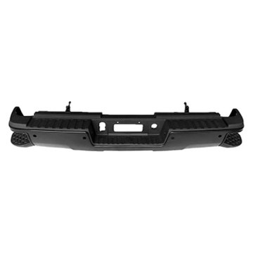 PTM Rear Step Bumper for 2015-2018 Chevrolet Silverado 2500/3500 Dual Rear Wheel with Hitch Bar