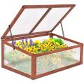 Outdoor Portable PE Fabric Plant Greenhouse Garden Portable Wooden Green House Factory