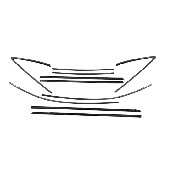 Black Window Moulding Trim Strip for Audi A7 19-22