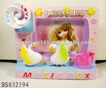 swan photo frame with eight sound