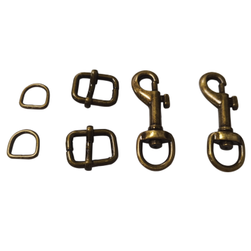Wholesale High Quality Dog Pet Collar Hardware Set: Slider Tri-Glide Hook Buckle