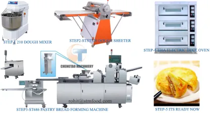 Frozen bao production line for food factory