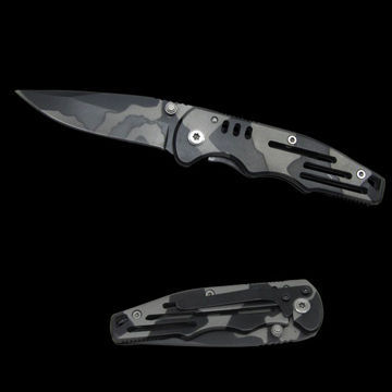 Pocket Knife with Camouflage, Made of 440 Stainless Steel