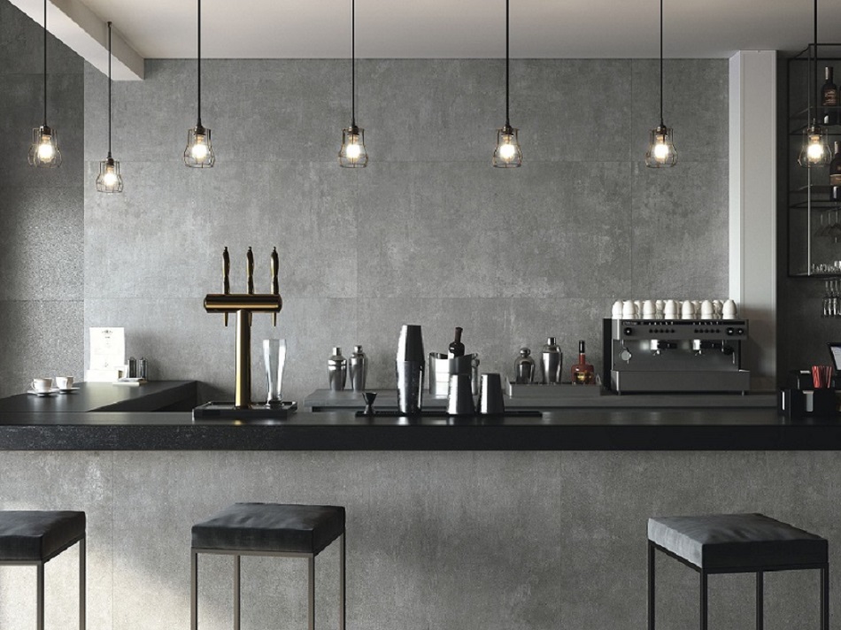 Ceramic tiles kitchen floor