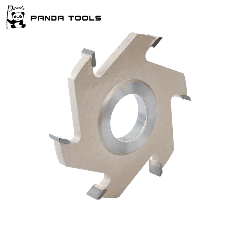 Hot Sale Six Blade Slot Wood Cutter V Groove Milling Cutter" could be shortened and optimized for a search engine as: "Six Blade