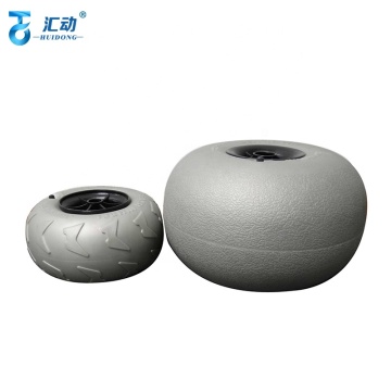Beach Balloon Inflatable Canoe Wheel Dolly, Sit-On-Top Kayak Aluminum Cart, and Outdoor Trolley with Casters