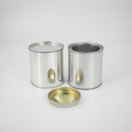 200ml round metal container paint sample cans