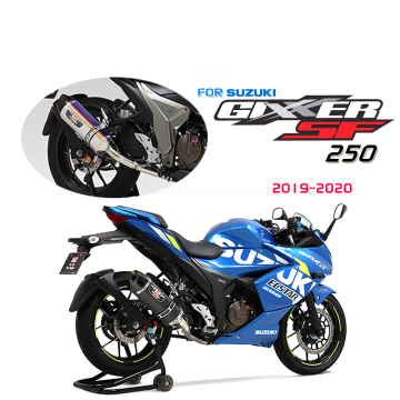 GIXXER250 SF250 Exhaust Slip On For SUZUKI GIXXER 250 GIXXER SF250