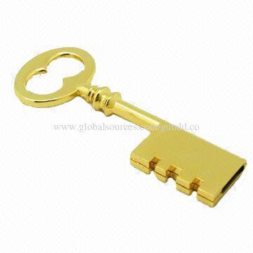 USB Memory Stick with 2/4/8/16/32/64GB Capacities Key Shape