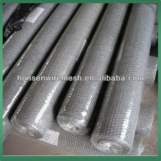 Hot dip galvanized hexagonal wire netting