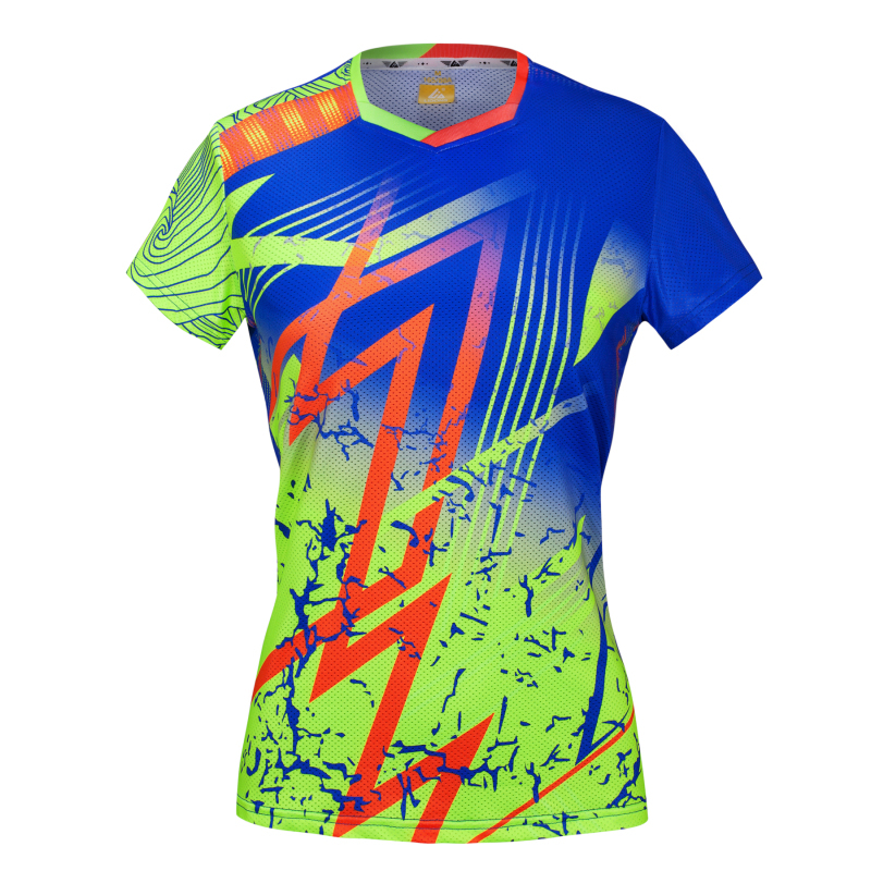 Sublimated Women Men Sport Badminton Tennis Shirt