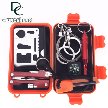 6-dalam-1 Kit SOS Kecemasan: Gear EDC untuk Wilderness dan Adventures Outdoor