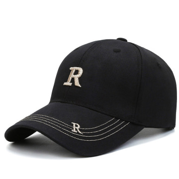 Trendy Embroidered Baseball Caps for Men and Women - Spring/Autumn Korean Fashion