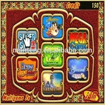 Casino MultiGame 7X Slot Game Board PCB