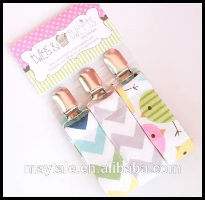 Pacifier Clips -Unisex Pacifier Holder Shower Gift