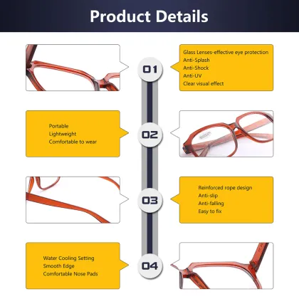 Plain Protective Safety Glasses