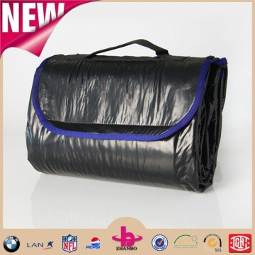 Eco-friendly promotional custom foldled waterproof beach blanket and bag /Hot sale outdoor Portable Camping picnic oxford mat