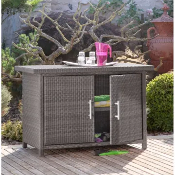 Outdoor Aluminum Storage Cabinet with Door for Bathroom