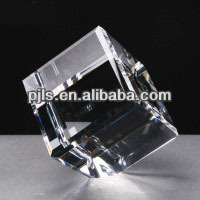 optical glass block, 3D Laser Engraving Crystal Blank glass cube