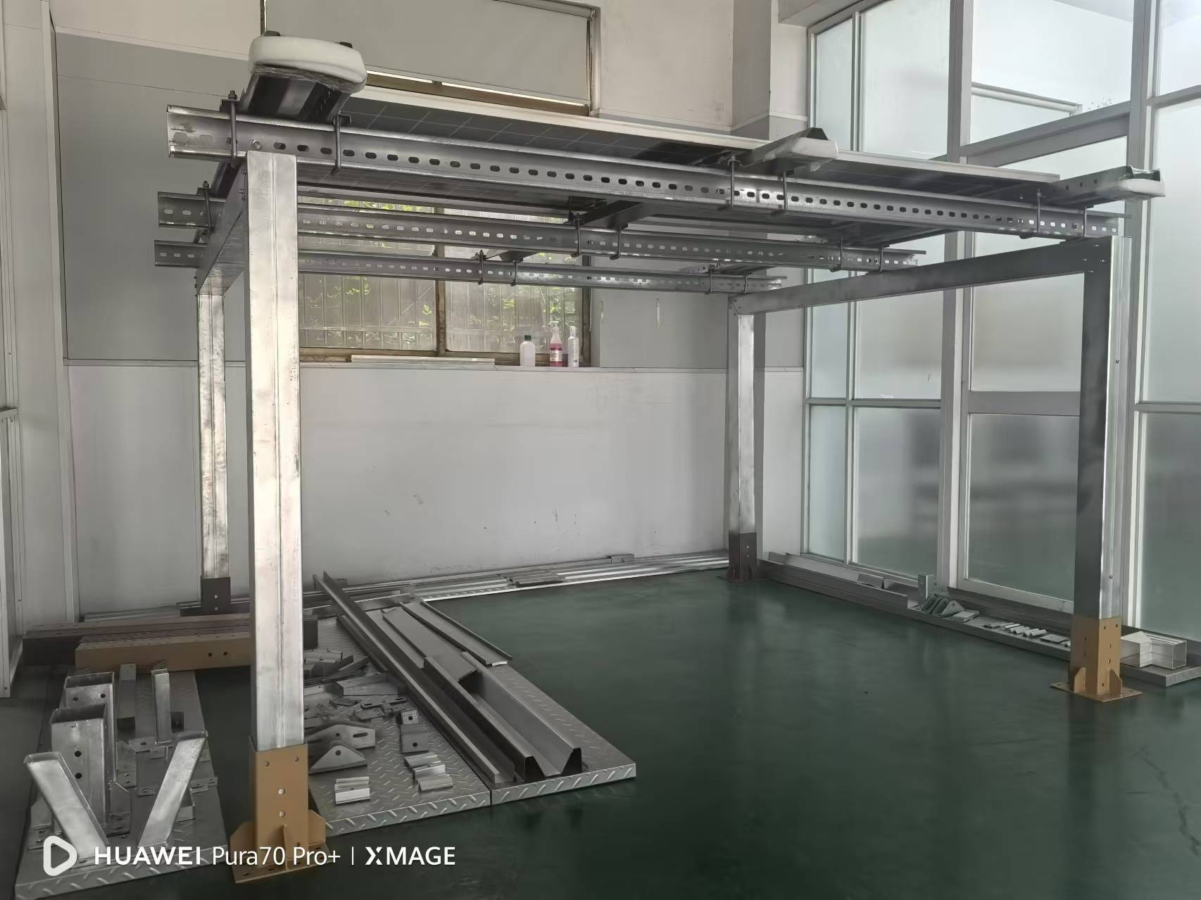 Welded galvanized BIPV foots PV solar mounting system