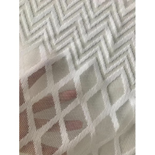 Chevron Polyester Lace Fabric