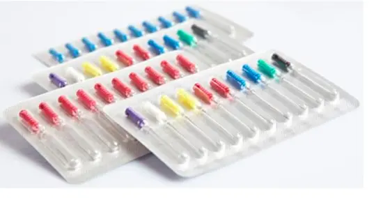 Dental Supplies Dental Barbed Broaches with handle stainless steel material 0-6#