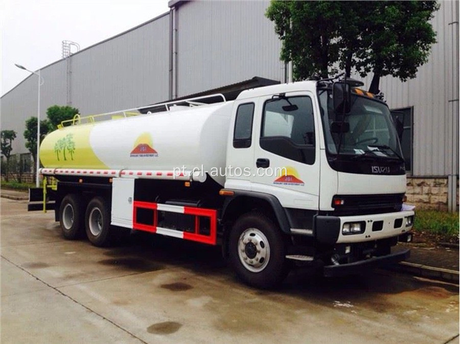 Caminhão de entrega de 10 rodas de caminhão Isuzu Water Tanker