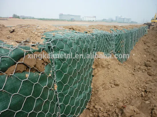 Gabions Application and Chain Link Mesh Type Gabion box