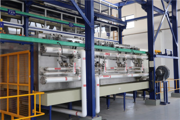 Pipe line and valves at tanks side