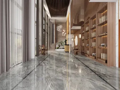 Van Gogh Grey Marble Blocks Supply from China