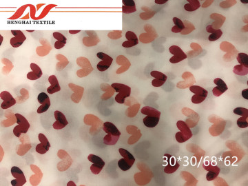 Cotton fabric printing 30*30/68*62 125gsm 138-140cm