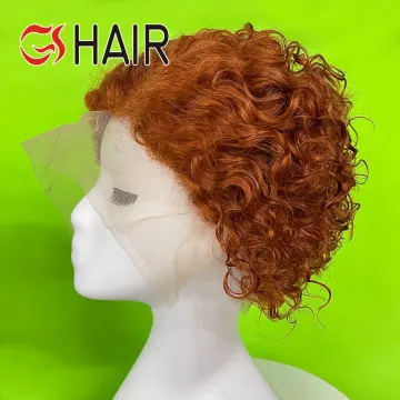 GS Hair #350 Color Short Wigs - Glueless Lace Pixie Cut Wigs for Black Women