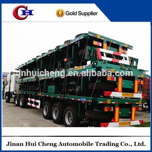 Tractor Trailer Supplies Flatbed Semi Trailer Dolly Semi Trailer 40ft