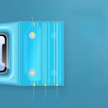 New Simplicity Dirt-Resistant Anti-Slip Cover Protective Transparent Outdoor Activities Waterproof Phone Case