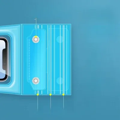 New Simplicity Dirt-Resistant Anti-Slip Cover Protective Transparent Outdoor Activities Waterproof Phone Case