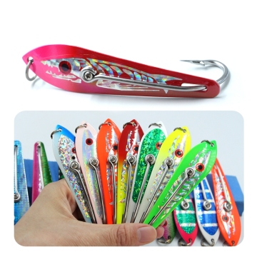 Big Metal Spoon Lure for Sea Trolling and Drone Fishing
