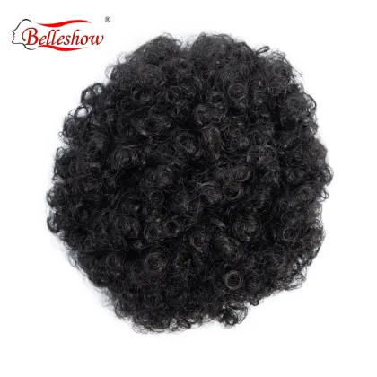 Hot sell synthetic hair pieces white hair chignon synthetic hair chignon chignon buns