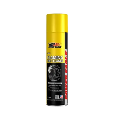 Tire Shine and Car Care Aerosol Sprays: Foam Wax Cleaner & Tire Foam Cleaner