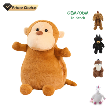 3D Cartoon Character Kindergarten Schoolbags for Kids: Girls, Boys, Plush Animals, and More!