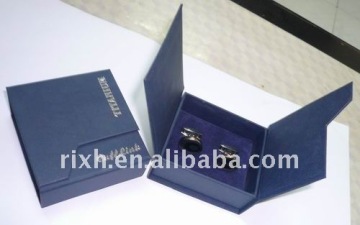 titanium cufflink with gift box/ cuff link/ fashion cufflink