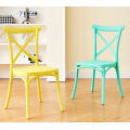 Colorful X Shape Armchair for Outdoor Use