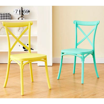 Colorful X Shape Armchair for Outdoor Use