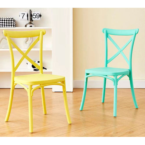 Colorful X Shape Armchair for Outdoor Use