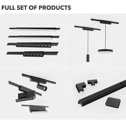 24V Surface LED Track Lighting System for Home Track Lights