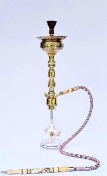 단일 호스 이집트 물 담뱃대 shisha 수입 투명 더블