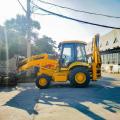 Pemuat roda kecil Mini Towable Backhoe Loader Excavator