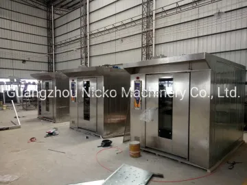 Factory Price Industrial Bakery Electric Gas Bread Ovens Pizza Croissant Baking Equipment Rotary Oven