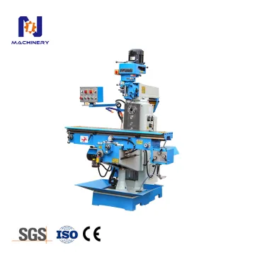 Taiwan China X6332 Turret Milling Machine: Horizontal and Vertical Manual Milling