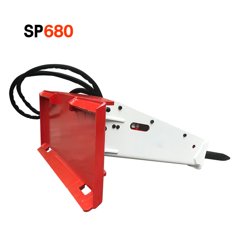 Bobcat skid steer loader attachment breaker hammer